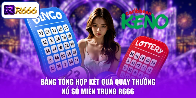 Bảng tổng hợp kết quả quay thưởng xổ số miền Trung R666