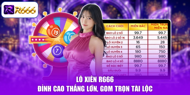 Lô Xiên R666 - Đỉnh Cao Thắng Lớn, Gom Trọn Tài Lộc