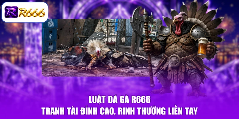 Luật Đá Gà R666 - Tranh Tài Đỉnh Cao, Rinh Thưởng Liền Tay